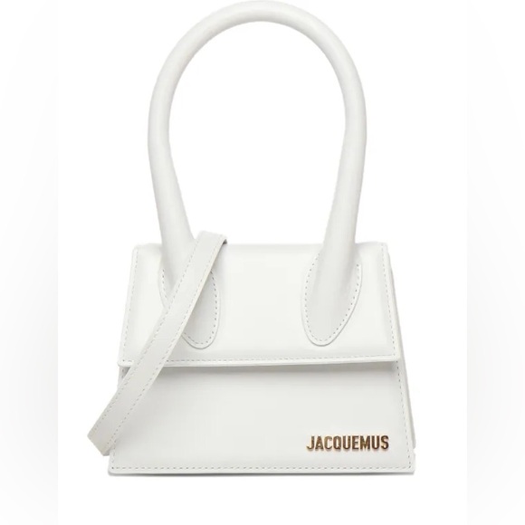 Jacquemus Handbags - Jacquemus White Le Chiquito Mini Top-Handle Bag